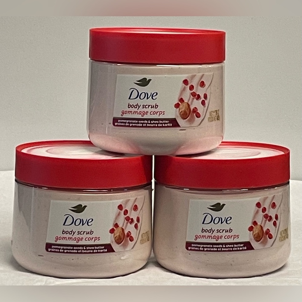 Dove Pomegranate & Shea Butter Body Scrub - 15oz (Pack of 3)